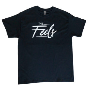 The Feels Signature T-Shirt in Black with White Insignia